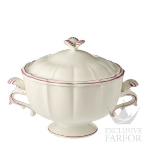 1831CSOU22 Gien Filet Pivoines Супница 3л