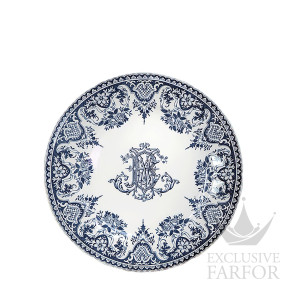 1849AME226 Gien Les Depareillees Bleu Тарелка главная 27,3см