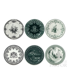 1841C6DB20 Gien Les Depareillees Vert Конфетница 12,8см, 6шт.