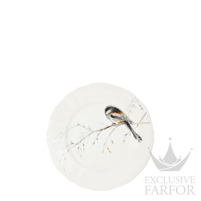 1854ALU326 Gien Les Oiseaux De La Foret Тарелка десертная 16,3см