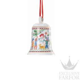 02250-727496-27916 Hutschenreuther Christmas (Лимитированная серия на 2999 пред.) Фарфоровый колокольчик 12см