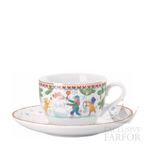 02476-727496-14765 Hutschenreuther Christmas (Лимитированная серия) Чашка капучино с блюдцем 0,22л