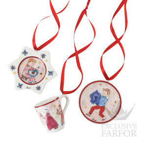 02485-727522-28673 Hutschenreuther Christmas Набор украшений из 3 предметов