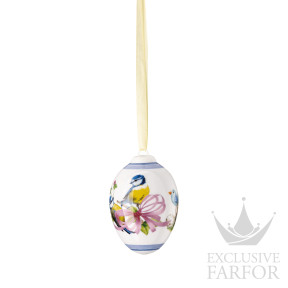 02254-723945-27957 Hutschenreuther Easter Collection "Pair of blue tits" (Лимитированная серия) Украшение "Яйцо" 6,5см