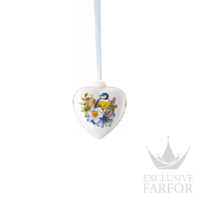02256-724081-27841 Hutschenreuther Easter Collection "Pair of blue tits" (Лимитированная серия) Украшение "Сердце" 6,5см