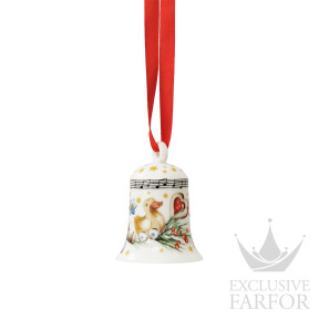 02472-727214-27920 Hutschenreuther Morgen, Kinder . . . Фарфоровый колокольчик 7см