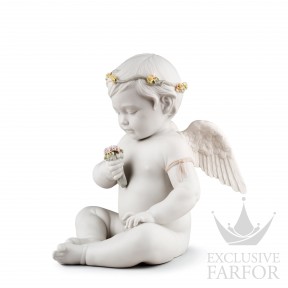 01009532 Lladro SpiritualityСтатуэтка "Небесный ангел" 32 х 32см