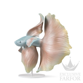 01009700 Lladro Animal Kingdom Статуэтка "Рыбка Бетта I" 36 х 31см