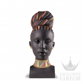 01009710 Lladro World Cultures Статуэтка "Африканские цвета" 39 х 21см