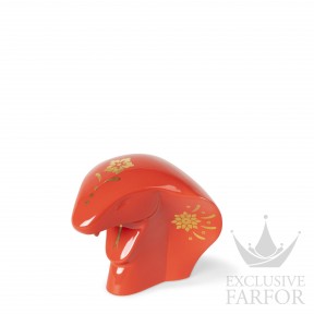 01009760 Lladro World Cultures "Chinese Zodiac" Статуэтка "Змея (красный)" 13 х 15см