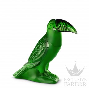 10759000 Lalique Toucan Статуэтка "Тукан - зеленый" 29см