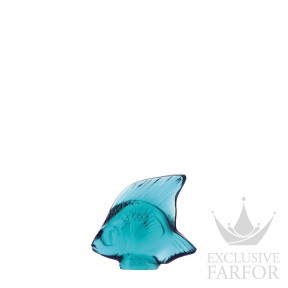 3002500 Lalique Fish Статуэтка "Рыбка - светло-бирюзовый" 4,5см