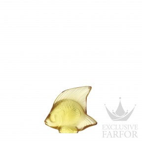 3002900 Lalique Fish Статуэтка "Рыбка - золотистый" 4,5см