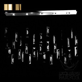 10450000+gold Lalique Serene "Dahlia" Подвесная лампа (32 призмы) "Позолоченный" 207x25см