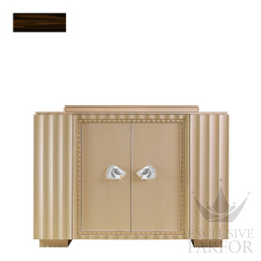 10178605 Lalique Longchamp Комод барный без бокового ящика "Эбеновое дерево" 160x51x119см