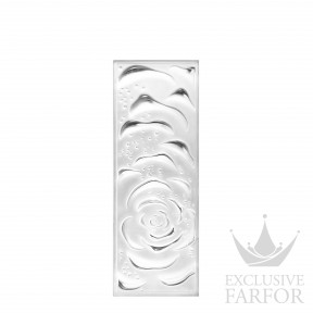 10122300 Lalique Roses Декоративная панель зеркальная 31,6x11,6см