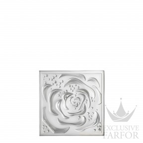 10210300 Lalique Roses Декоративная панель зеркальная 11,6x11,6см