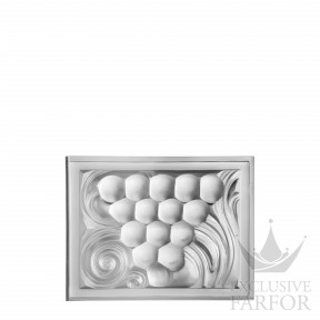 1022900 Lalique Raisins Декоративная панель (левая сторона) 11,8x15,2см