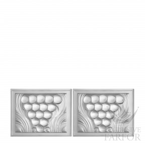 1025100 Lalique Raisins Декоративная панель 3,6x10,3см