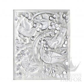 10364200 Lalique Merles et Raisins Декоративная панель зеркальная 42x34см
