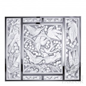 10372800 Lalique Merles et Raisins Декоративная панель зеркальная (Голова ввниз) 54x63,3см