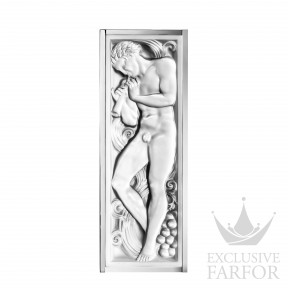 10625700 Lalique Joueur de Pipeau Декоративная панель зеркальная (с рамой, левая сторона) 47,5x17x2,6см
