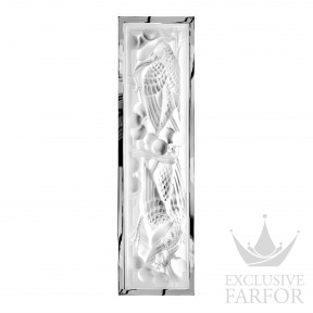 10626000 Lalique Merles et Raisins Декоративная панель зеркальная (с рамой, левая сторона) 53,9x14,7x2,6см