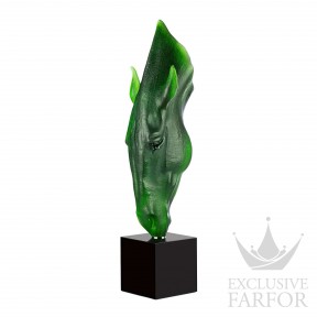 10817600 Lalique Still Water (Лимитированная серия на 12 пред.) Статуэтка "Стоящая вода - зеленый" 70см