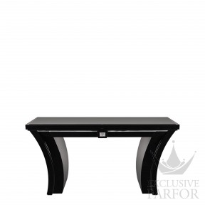 73512600 Lalique Raisins Консольный / письменный стол с черной гранитной столешницей "Черный лак" 150x50x76см