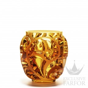 10410700 Lalique Tourbillons Ваза "Янтарный" 20,8см