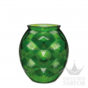 10789000 Lalique Tortue Ваза "Зеленый" 26,6см