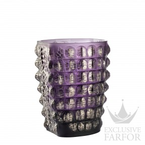 10811300 Lalique Croco (Лимитированная серия на 38 пред.) Ваза "Фиолетовый" 26,5см