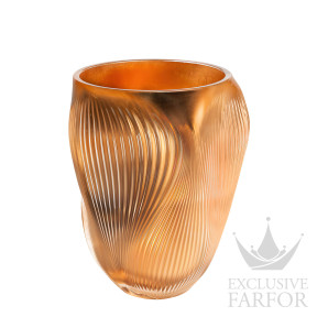 10856600 Lalique Alizé (Лимитированная серия на 99 пред.) Ваза "Золотистый" 33см