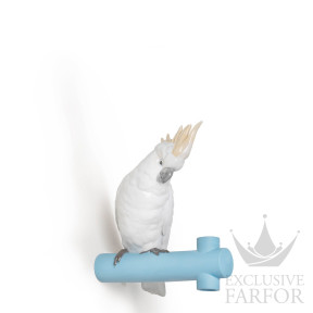 01007853 Lladro Animal Kingdom "Parrot Party"Статуэтка "Попугай - настенный I" 17 x 15см