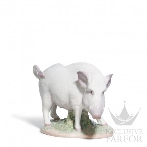 01008054 Lladro Animal Kingdom "Lladro Chinese Zodiac Collection"Статуэтка "Кабан" 15 x 19см