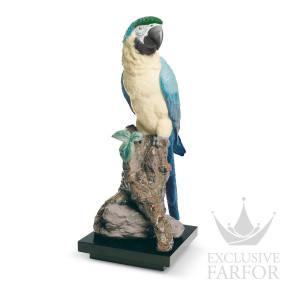 01008388 Lladro Animal Kingdom "Birds"Статуэтка "Попугай" 50 x 20см