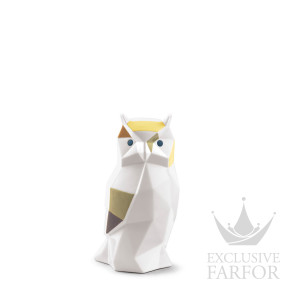 01009265 Lladro Animal Kingdom "Origami"Статуэтка "Сова оригами" 16 x 8см