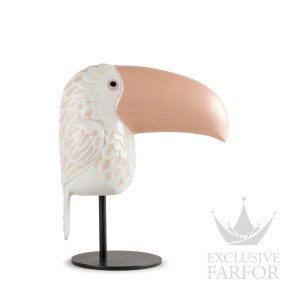 01009563 Lladro Animal Kingdom "Face 2 Face" Статуэтка "Тукан" 28 х 24см