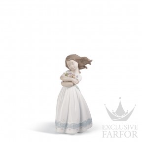 01008248 Lladro Childhood & Fairy Tales "In my garden"Статуэтка "Нежность утра" 18 x 6см