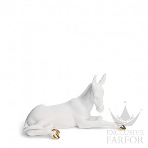 01007147 Lladro ChristmasСтатуэтка "Осел (Re-Deco)" 12 x 22см