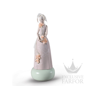 01009359 Lladro Feminity "Haute Allure" (Лимитированная серия на 300 пред.)Статуэтка "Модель от кутюр" 38 х 15см