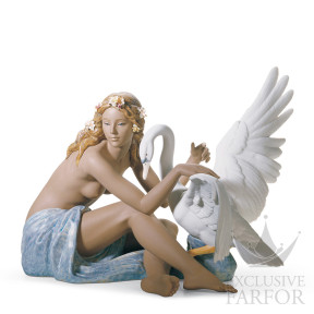 01012444 Lladro FeminityСтатуэтка "Леда и Лебедь" 30 x 39см