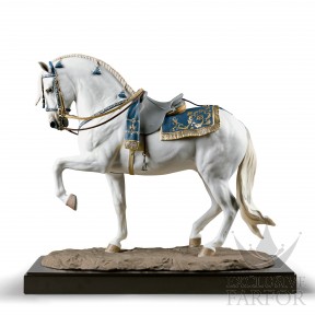 01002007 Lladro High Porcelain (Лимитированная серия на 500 пред.)Статуэтка "Испанский конь" 44 х 50см