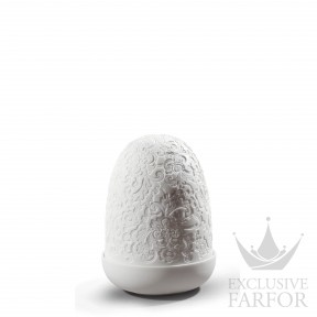 01023890 Lladro Dome Лампа настольная "Кружево (белый)" 15 х 11см