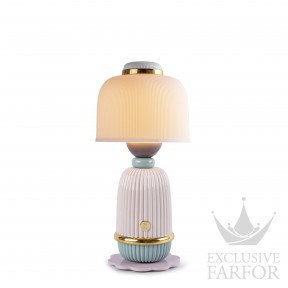 01024146 Lladro Japanese dolls Лампа настольная "Кокеши (розовый)" 29 х 13см