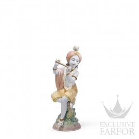 01008122 Lladro Spirituality "Hinduism"Статуэтка "Лорд Кришна" 22 x 7см