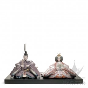 01008505 Lladro World Cultures "Orientalism" (Лимитированная серия на 3500 пред.)Статуэтка "Император и императрица" 28 x 55см