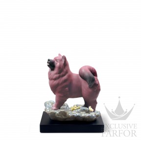 01009118 Lladro World Cultures "Chinese Zodiac" (Лимитированная серия на 1888 пред.)Статуэтка "Розовая собака" 18 х 15см