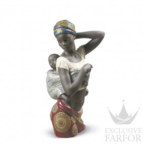01009159 Lladro World Cultures Статуэтка "Африканское материнство" 38 x 20см