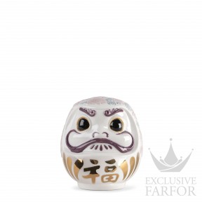 01009575 Lladro World Cultures "Japanese Traditions" Статуэтка "Дарума (розовый)" 12 х 12см
